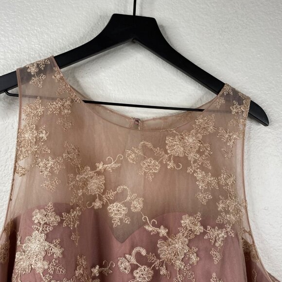 Azazie Dress Bridesmaid Mother Of The Bride Sleeveless Dusty Rose Sz A30 NWT - Picture 7 of 16